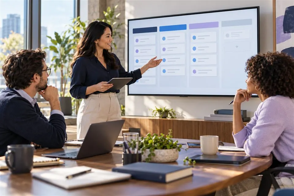 AI Lead Generation + CRM Automation illustrative workflow scene